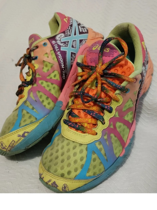 Asics Shoes - Asics  Bright Multicolor Lace-Up Sneakers